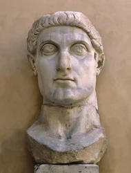 Kolossaler Kopf von Konstantin dem Großen